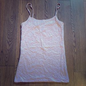 Pink Lacey tank top